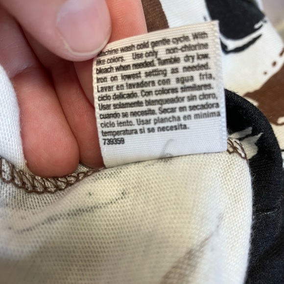 a.n.a Black and White Sleeveless Halter Midi Sundress - Picture 10 of 10